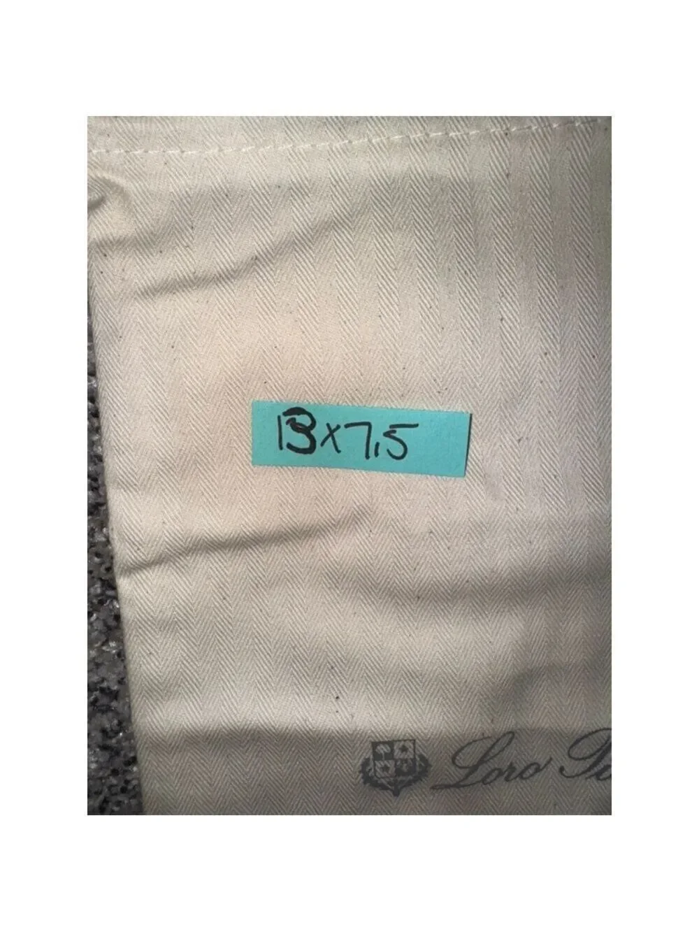 Unisex Loro Piana Beige One Size Drawstring Dust Storage Bag​